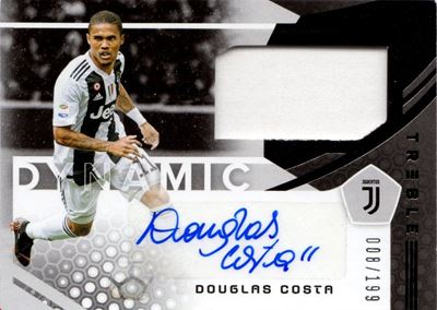 Juventus - Panini Treble Patch 8/199, autografo