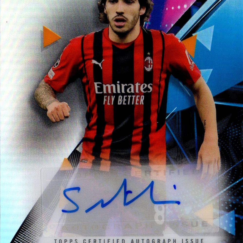 2018 Panini Calciatori Curcio/Mateju Sandro Tonali Rookie Sticker store PSA 9