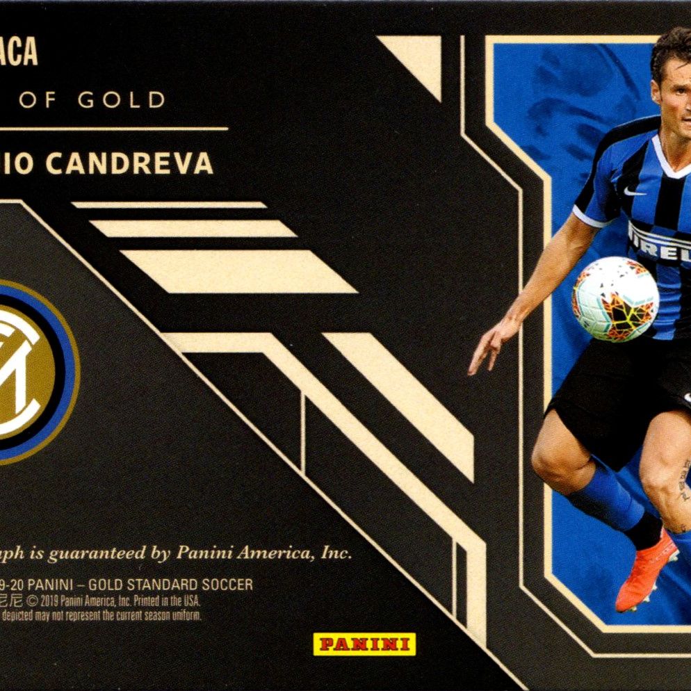 Antonio Candreva - Card autografata - Gold Standard Soccer Marks Of Gold 28/29