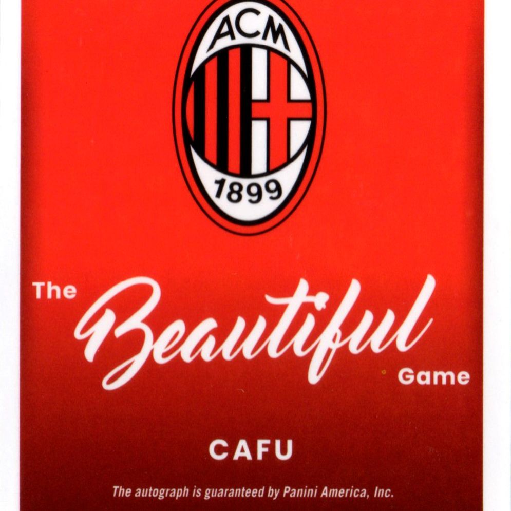 Cafu - Card autografata The Beautiful Game - Panini Donruss Optic, 2022