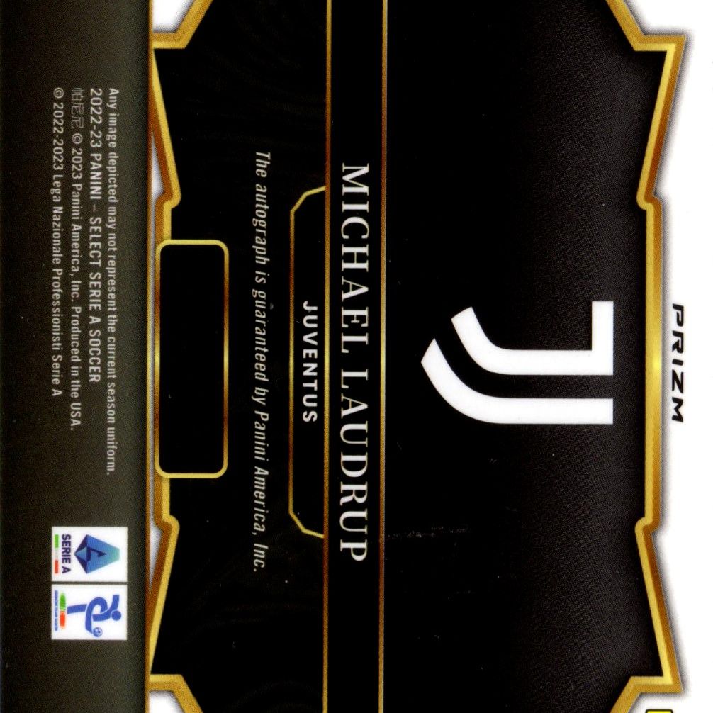 Michael Laudrup - Card autografata Serie A Pitchside Signatures