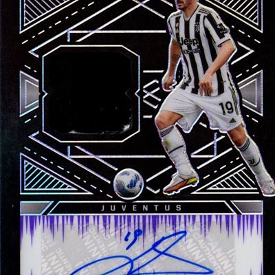 Card autografata Panini Obsidian Purple Match Used Patch 26/75