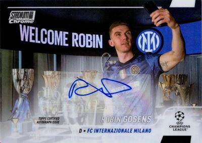 Card autografata - Topps UEFA Stadium Club Chrome (2021)