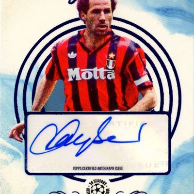 Card autografata Topps Pearl UEFA Champions League 01/49