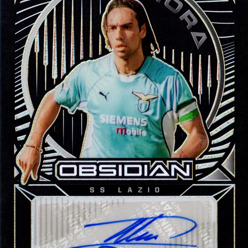 Alessandro Nesta Lazio Panini Obsidian Prizm Refractor 125 149