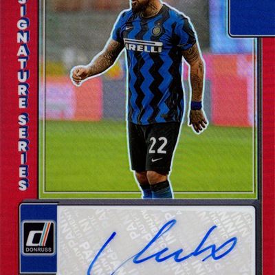 Card autografata Panini Donruss Red Signature Series 3/25