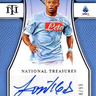 Card autografata - Napoli - Panini Chronicles Treasured Signatures 28/99
