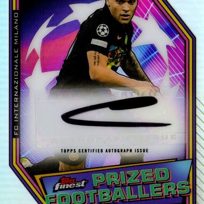 Card autografata Topps Finest Champions League 60/200