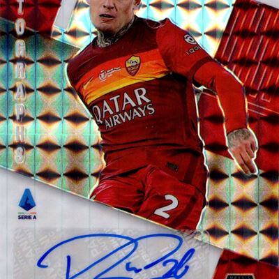Card autografata Panini Mosaic Prizm Soccer, 2020