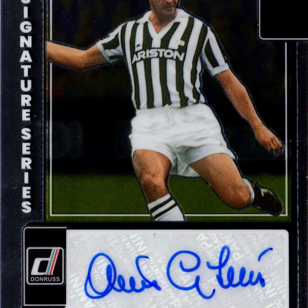 Photo Antonio Cabrini – Juventus – Carte Avec Autographe – Hurra’