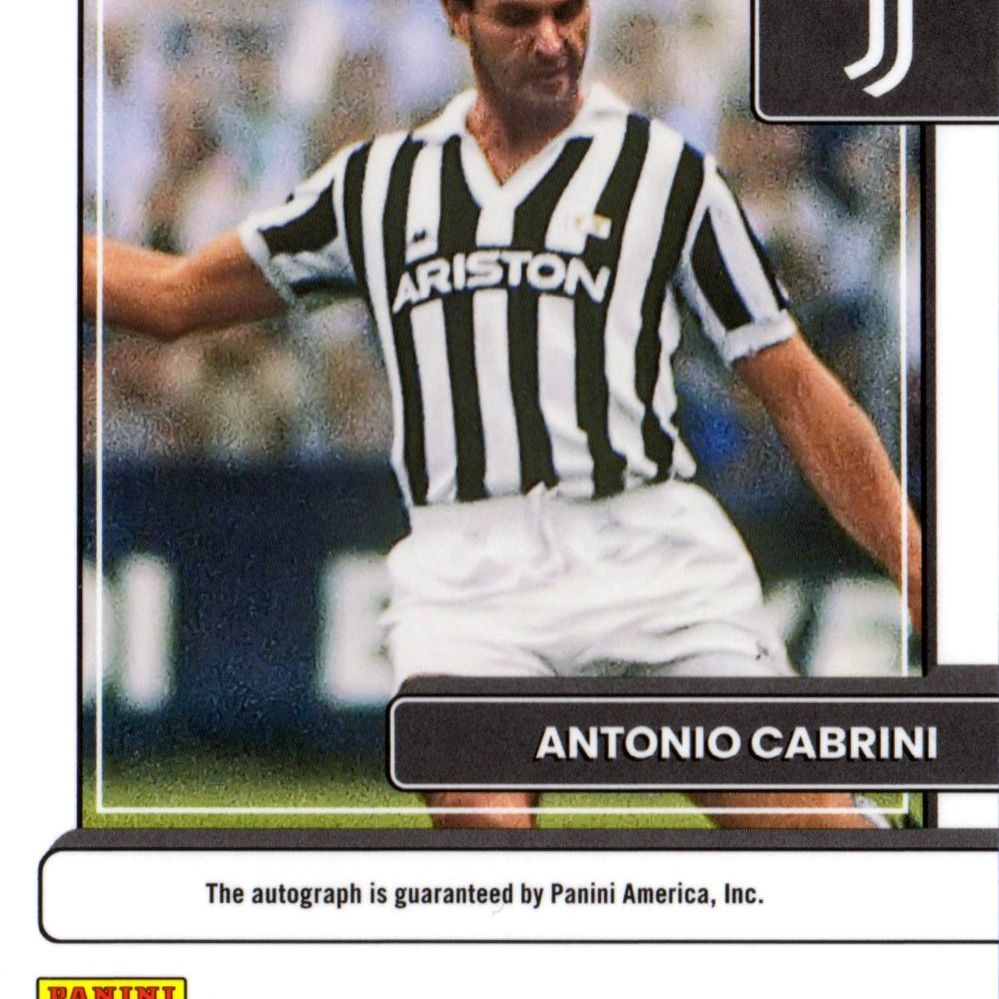 Antonio Cabrini - Card autografata ed edizione Panini Donruss Signature Series Prizm, 2022