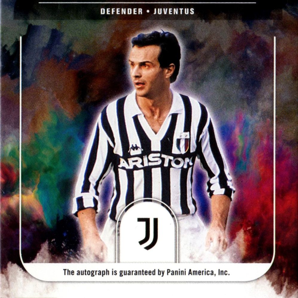 Antonio Cabrini - Juventus - Chronicles Origins Serie A, carta autografata, tiratura 63/500