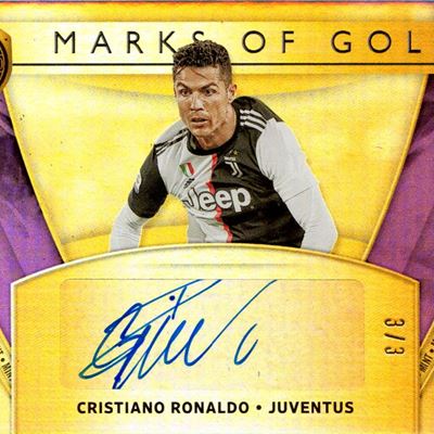 Card autografata Panini Gold Standard Soccer Marks of Gold 3/3