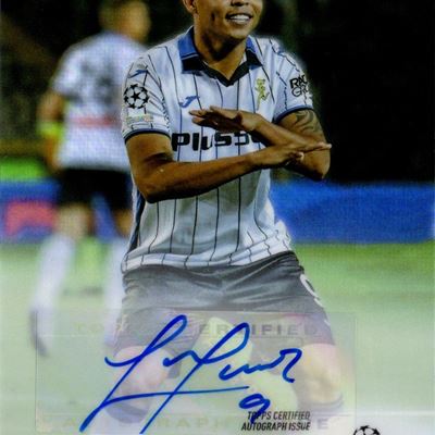 Card autografata - Topps Stadium Club Chrome UCL UEFA
