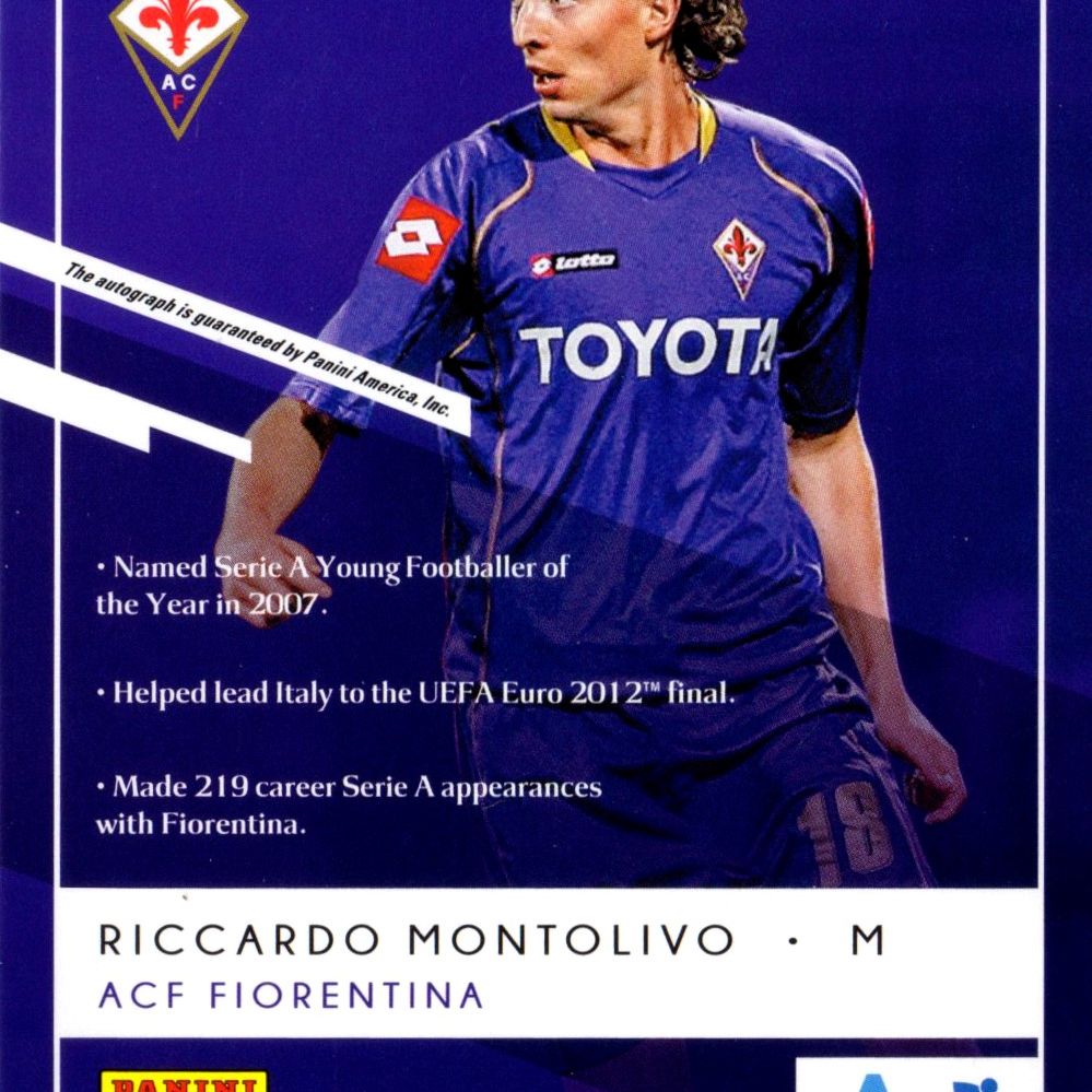 Riccardo Montolivo - Card autografata - Panini Chronicles Elite 2019