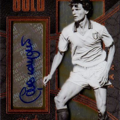 Card autografata Panini Black Gold, tiratura 63/99