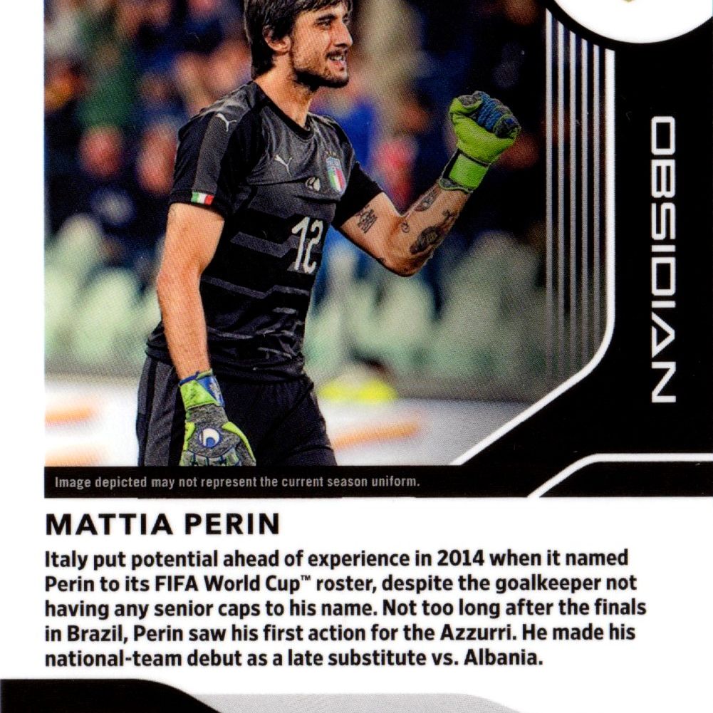 Mattia Perin - Card autografata 15/25, Panini America 2019