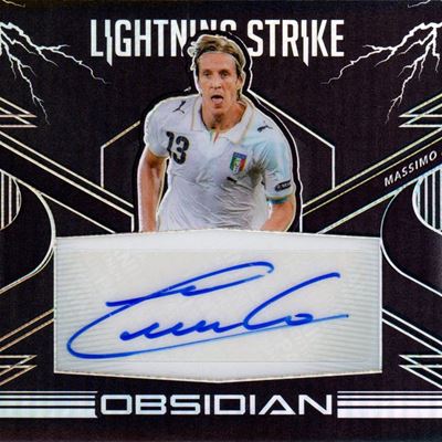 Card autografata Panini Obsidian Lightning Strike 12/149