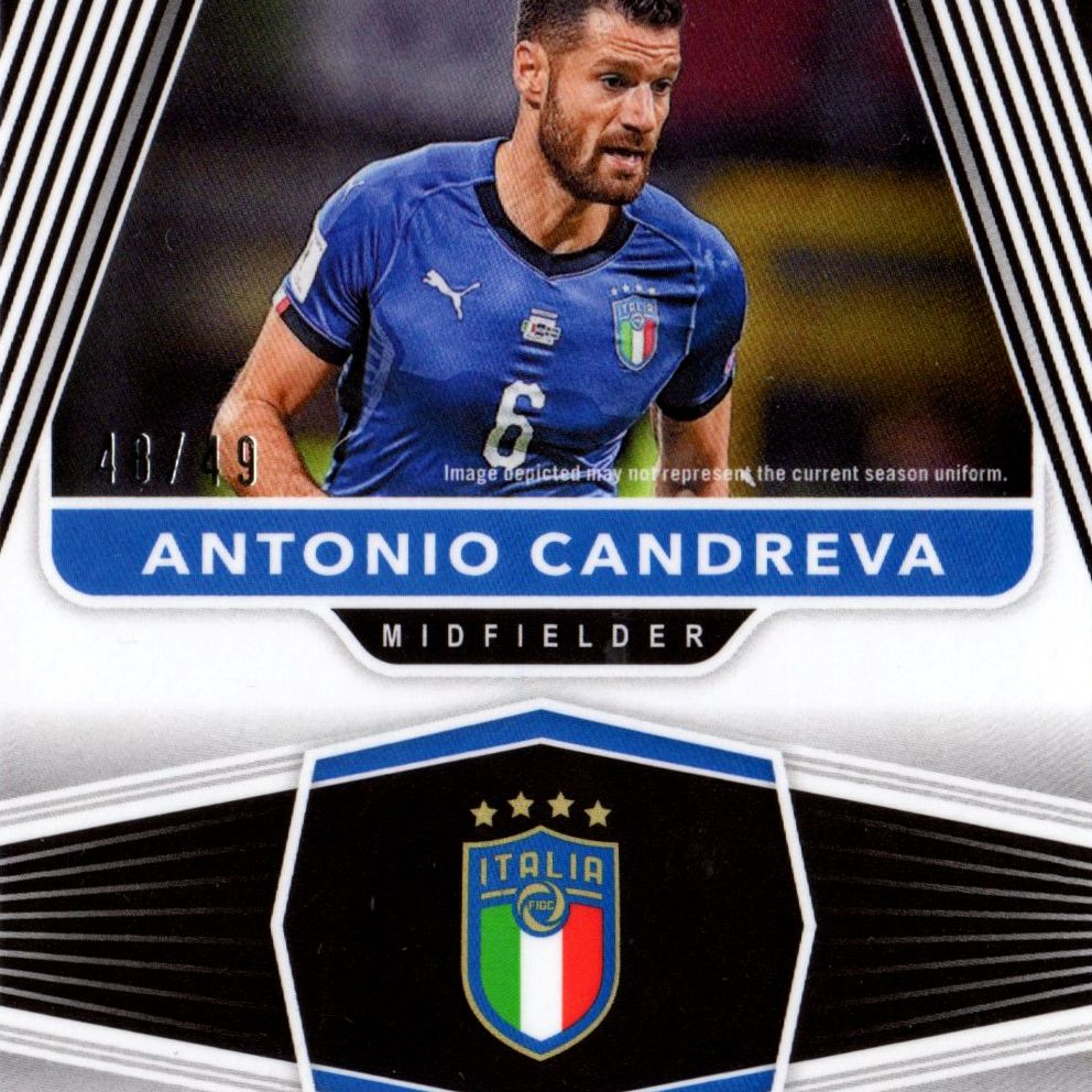 Antonio Candreva - Card autografata Panini Obsidian Volcanic Patch 48/49
