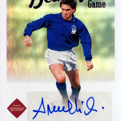 Card autografata - Panini Donruss The Beautiful Game