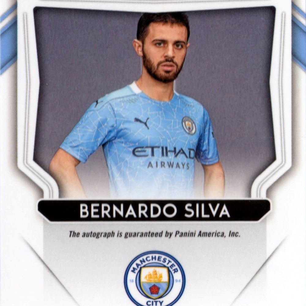 Bernardo Silva - Card autografata Panini Prizm Premier League 2020