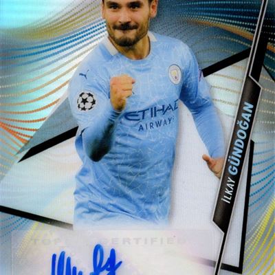 Card autografata Topps Finest UEFA Champions League