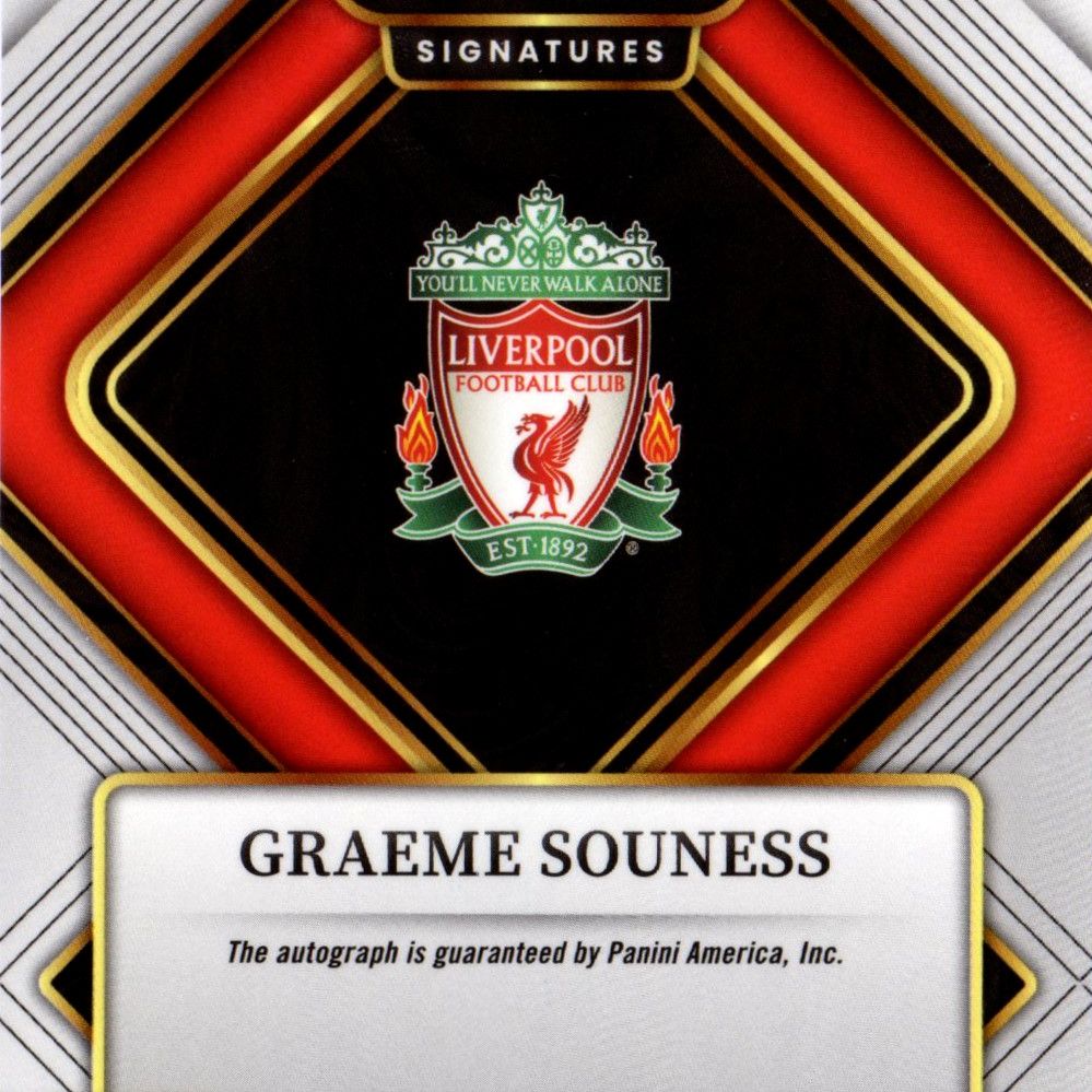Graeme Souness - Card autografata Panini Select Signatures (2022)