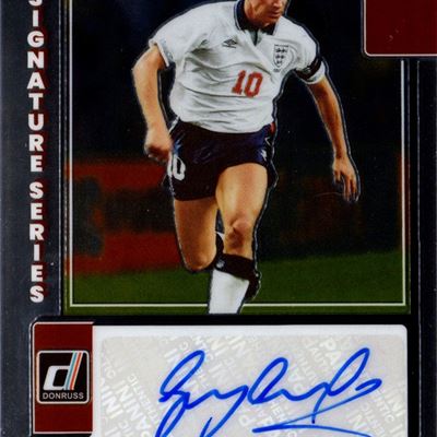 Card Autografata della Panini Donruss Soccer Signature Series