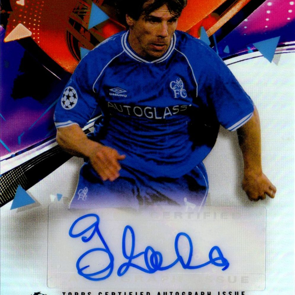 Gianfranco Zola - Chelsea - Topps Finest UCL Refractor 50