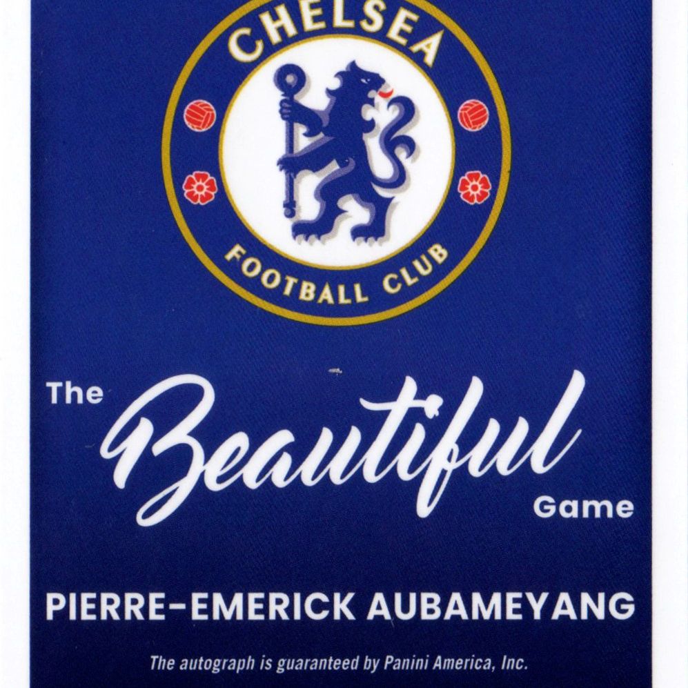 Pierre-emerick Aubameyang - Card autografata, Panini America 2022