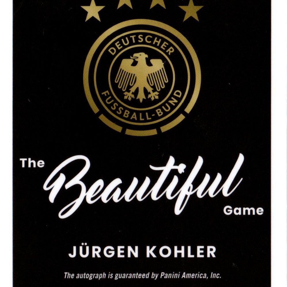 Jurgen Kohler - Card autografata Panini Donruss Soccer FIFA 2022