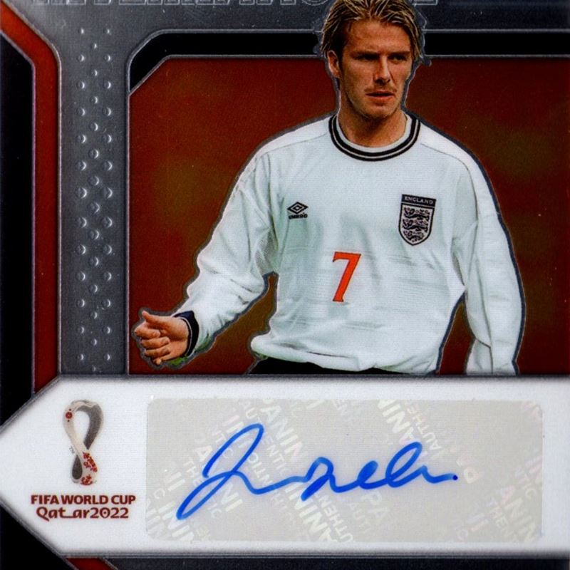 David Beckham - Inghilterra - Panini Prizm World Cup International Ink