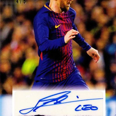 Card autografata 4/5, produzione Leaf 2022