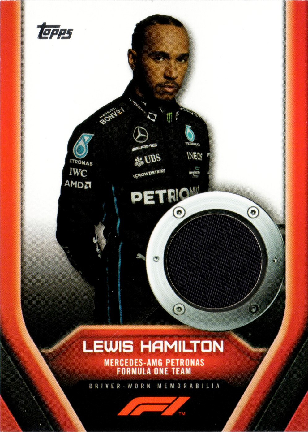 ハミルトン/Lewis Hamilton】2021 Topps Formula 1 Racing F1 Relics 