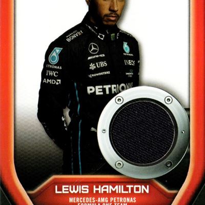 Relic Card 2022 di Formula 1 con frammento di tuta