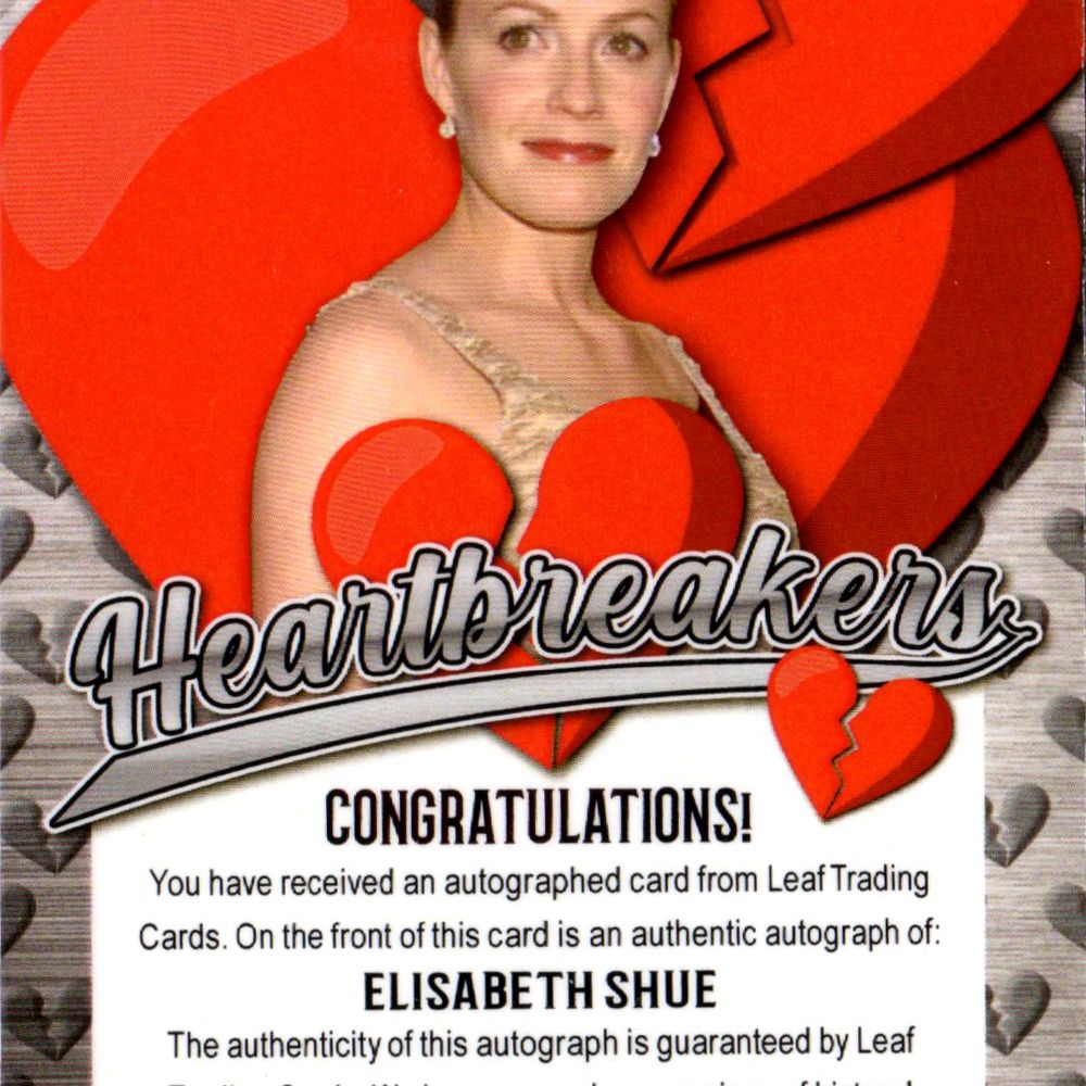 Elisabeth Shue - Leaf Pop Century Heartbreaker 12/37, autografo