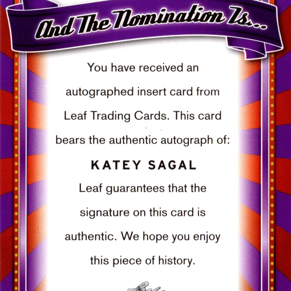 Katey Sagal - Card autografata edizione limitata 7/25
