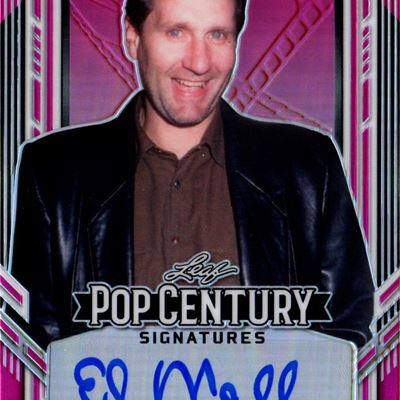Leaf Metal Pop Century Pink Rainbow 12/15, card autografata