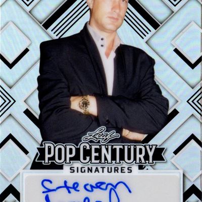 Card autografata Leaf Pop Century, tiratura 28/60