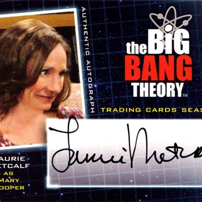 Card autografata dalla serie The Big Bang Theory