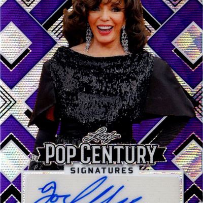 Leaf Metal Pop Century Purple Refractor 4/15, autografato