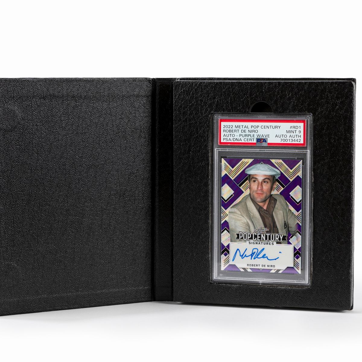 Robert De Niro - Card autografata Purple Wave (3/15) PSA
