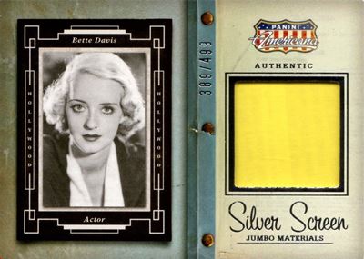 Relic Card con Frammento di Abito, Panini Americana 2015, Tiratura 389/499