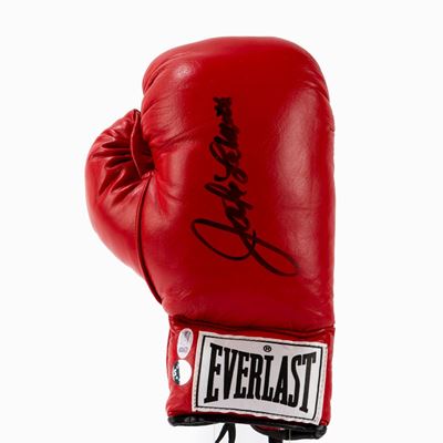 Guantone da Boxe rosso Everlast con autografo