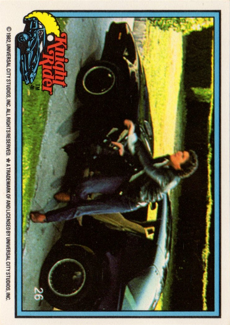 David Hasselhoff - Modellino della Supercar (KITT) autografato