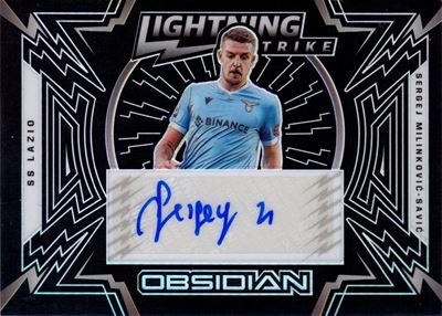 Card autografata Panini Obsidian Electric 93/149