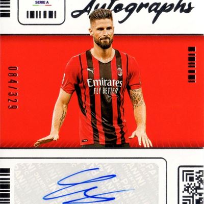 Card autografata Panini Chronicles Contenders Serie A 84/329