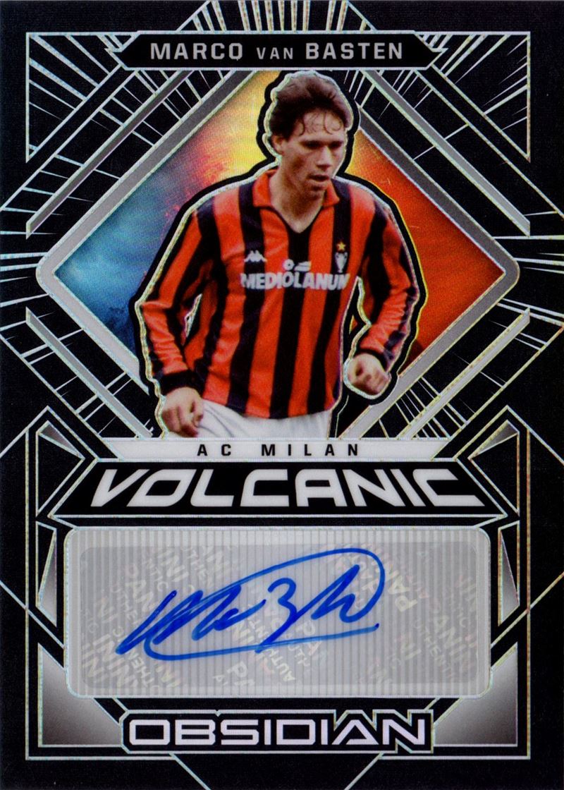 Marco Van Basten - Milan - Panini Obsidian Marco Volcanic 29/75 