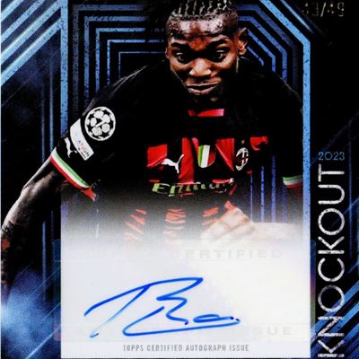 Topps UEFA Knockout Base Blue Parallel 43/49