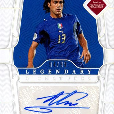 Card autografata Panini National Treasures World Cup Qatar 94/99